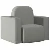 VidaXL Canapé pour enfants 2 en 1 Gris Similicuir