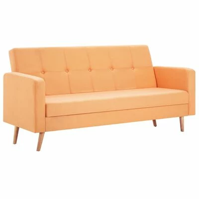 VidaXL Canapé Tissu Orange 1 VidaXL Canapé Tissu Orange