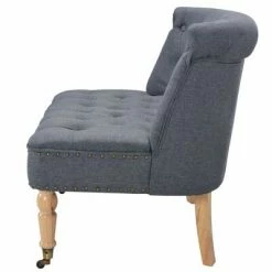 VidaXL Causeuse Tissu 94 x 67 x 76 cm Gris foncé 7 VidaXL Causeuse Tissu 94 x 67 x 76 cm Gris foncé -Canapés Soldes 2022 image 3 244707