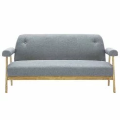 VidaXL Canapé à 3 places Tissu Gris clair 8 VidaXL Canapé à 3 places Tissu Gris clair -Canapés Soldes 2022 image 3 246644