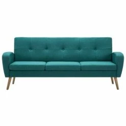 VidaXL Canapé à 3 places Tissu Vert 8 VidaXL Canapé à 3 places Tissu Vert -Canapés Soldes 2022 image 3 246993