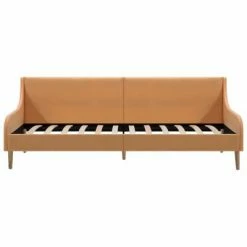 VidaXL Cadre de lit de jour Tissu Marron 8 VidaXL Cadre de lit de jour Tissu Marron -Canapés Soldes 2022 image 3 247031