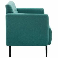 VidaXL Canapé à 2 places Revêtement en tissu 115x60x67 cm Vert -Canapés Soldes 2022 image 3 247182