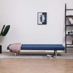 VidaXL Canapé-lit Bleu Polyester 8 VidaXL Canapé-lit Bleu Polyester -Canapés Soldes 2022 image 3 282196