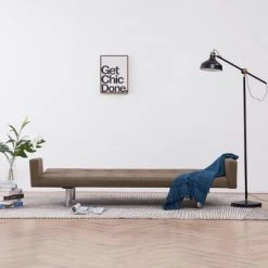 VidaXL Canapé-lit avec accoudoir Marron Polyester 8 VidaXL Canapé-lit avec accoudoir Marron Polyester -Canapés Soldes 2022 image 3 282220