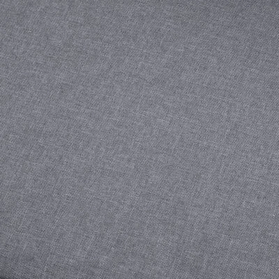 VidaXL Canapé à 3 places Gris clair Tissu 3 VidaXL Canapé à 3 places Gris clair Tissu – Image 3