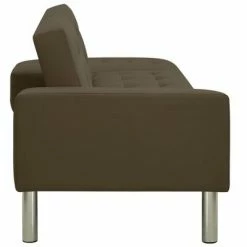 VidaXL Canapé-lit Marron Similicuir -Canapés Soldes 2022 image 3 323620