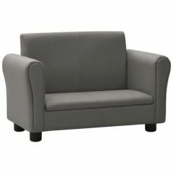 VidaXL Canapé pour enfants avec tabouret Gris Similicuir 8 VidaXL Canapé pour enfants avec tabouret Gris Similicuir -Canapés Soldes 2022 image 3 325512