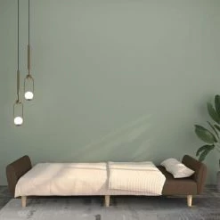 VidaXL Canapé-lit à 2 places Marron Tissu 8 VidaXL Canapé-lit à 2 places Marron Tissu -Canapés Soldes 2022 image 3 337527