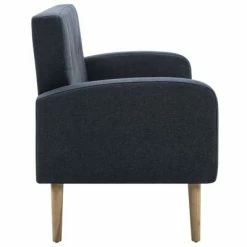 VidaXL Canapé à 3 places Tissu Gris foncé -Canapés Soldes 2022 image 4 246990