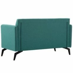 VidaXL Canapé à 2 places Revêtement en tissu 115x60x67 cm Vert -Canapés Soldes 2022 image 4 247182