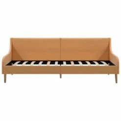 VidaXL Cadre de lit de jour avec matelas en mousse Orange Tissu 9 VidaXL Cadre de lit de jour avec matelas en mousse Orange Tissu -Canapés Soldes 2022 image 4 279150