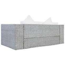 VidaXL Canapé à 2 places avec coussins Gris Rotin naturel -Canapés Soldes 2022 image 4 283070