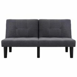 VidaXL Canapé à 2 places Gris foncé Tissu 9 VidaXL Canapé à 2 places Gris foncé Tissu -Canapés Soldes 2022 image 4 284748