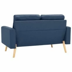 3056618 vidaXL 2 Piece Sofa Set Fabric Blue (288697+288707) 9 3056618 vidaXL 2 Piece Sofa Set Fabric Blue (288697+288707) -Canapés Soldes 2022 image 4 3056618