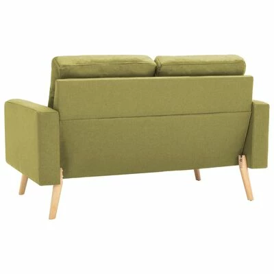 3056619 vidaXL 2 Piece Sofa Set Fabric Green (288698+288708) 4 3056619 vidaXL 2 Piece Sofa Set Fabric Green (288698+288708) – Image 4