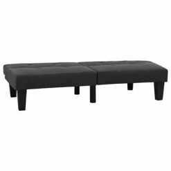 VidaXL Canapé-lit Gris foncé Tissu -Canapés Soldes 2022 image 4 323609