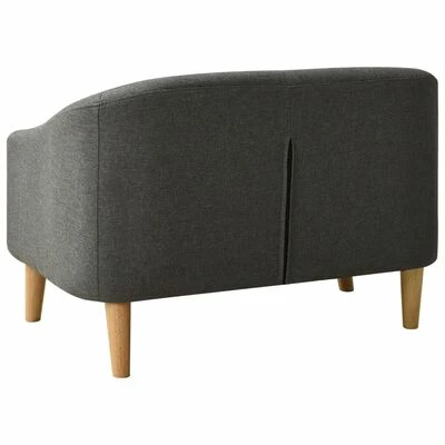 VidaXL Canapé pour enfants Gris Tissu 4 VidaXL Canapé pour enfants Gris Tissu – Image 4