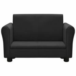 VidaXL Canapé pour enfants avec tabouret Noir Similicuir 9 VidaXL Canapé pour enfants avec tabouret Noir Similicuir -Canapés Soldes 2022 image 4 325510