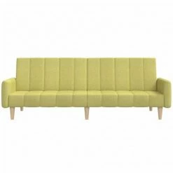 VidaXL Canapé-lit à 2 places Vert Tissu -Canapés Soldes 2022 image 4 337362