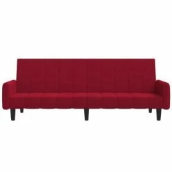 VidaXL Canapé-lit à 2 places Rouge bordeaux Velours 9 VidaXL Canapé-lit à 2 places Rouge bordeaux Velours -Canapés Soldes 2022 image 4 337384