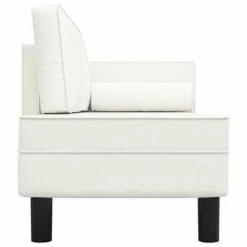 VidaXL Canapé-lit 2 places Crème Similicuir 9 VidaXL Canapé-lit 2 places Crème Similicuir -Canapés Soldes 2022 image 4 340696