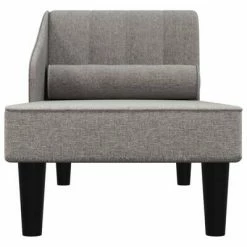 VidaXL Canapé-lit à 2 places Gris clair Tissu -Canapés Soldes 2022 image 4 340724