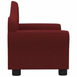 VidaXL Canapé pour enfants Rouge bordeaux Tissu -Canapés Soldes 2022 image 4 344888