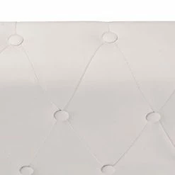 VidaXL Canapé d'angle Chesterfield 6 places Cuir artificiel Blanc -Canapés Soldes 2022 image 5 243616