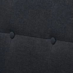 VidaXL Sofa à 2 places avec accoudoirs Acier et tissu Gris foncé 10 VidaXL Sofa à 2 places avec accoudoirs Acier et tissu Gris foncé -Canapés Soldes 2022 image 5 245525