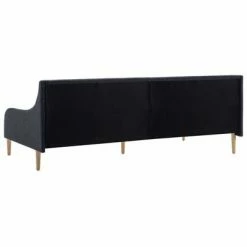 VidaXL Cadre de lit de jour Tissu Gris foncé 10 VidaXL Cadre de lit de jour Tissu Gris foncé -Canapés Soldes 2022 image 5 247029