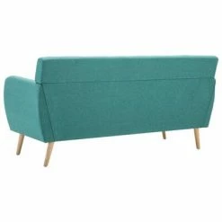 VidaXL Canapé à 3 places Revêtement en tissu 172x70x82 cm Vert 10 VidaXL Canapé à 3 places Revêtement en tissu 172x70x82 cm Vert -Canapés Soldes 2022 image 5 247128