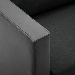 VidaXL Canapé à 2 places Simili-cuir Noir et gris foncé 10 VidaXL Canapé à 2 places Simili-cuir Noir et gris foncé -Canapés Soldes 2022 image 5 247168