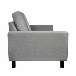 VidaXL Ensemble de canapé 2 pcs 5 places Tissu Gris clair -Canapés Soldes 2022 image 5 275062