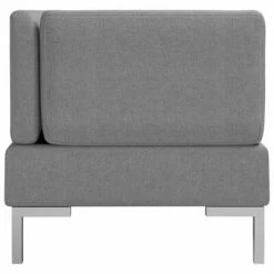 VidaXL Canapés d'angle sectionnels 2 pcs et coussins Tissu Gris clair 10 VidaXL Canapés d'angle sectionnels 2 pcs et coussins Tissu Gris clair -Canapés Soldes 2022 image 5 287040