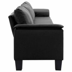 VidaXL Canapé à 5 places Noir Tissu 10 VidaXL Canapé à 5 places Noir Tissu -Canapés Soldes 2022 image 5 287106