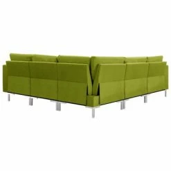 VidaXL Ensemble de canapés 5 pcs Tissu Vert -Canapés Soldes 2022 image 5 287195