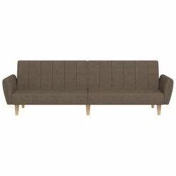 VidaXL Canapé-lit à 2 places avec repose-pied Taupe Tissu 10 VidaXL Canapé-lit à 2 places avec repose-pied Taupe Tissu -Canapés Soldes 2022 image 5 3080717