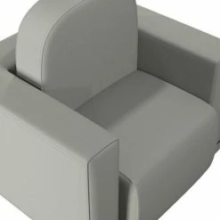 VidaXL Canapé pour enfants 2 en 1 Gris Similicuir -Canapés Soldes 2022 image 5 325517