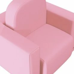 VidaXL Canapé pour enfants 2 en 1 Rose Similicuir -Canapés Soldes 2022 image 5 325518