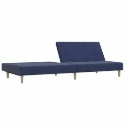 VidaXL Canapé-lit à 2 places Bleu Tissu 10 VidaXL Canapé-lit à 2 places Bleu Tissu -Canapés Soldes 2022 image 5 337280
