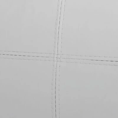 VidaXL Canapé sectionnel à 3 places Cuir synthétique Blanc 6 VidaXL Canapé sectionnel à 3 places Cuir synthétique Blanc – Image 6