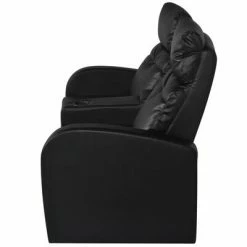 VidaXL Fauteuil inclinable à LED 2 places Cuir Artificiel Noir 11 VidaXL Fauteuil inclinable à LED 2 places Cuir Artificiel Noir -Canapés Soldes 2022 image 6 243598
