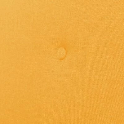 VidaXL Canapé à 3 places Tissu Jaune 6 VidaXL Canapé à 3 places Tissu Jaune – Image 6