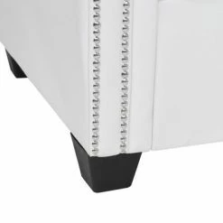 VidaXL Canapé Chesterfield en forme de L Cuir synthétique Blanc -Canapés Soldes 2022 image 6 245537