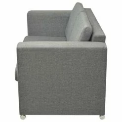 VidaXL Ensemble de canapés deux pièces Tissu Gris clair 11 VidaXL Ensemble de canapés deux pièces Tissu Gris clair -Canapés Soldes 2022 image 6 274212