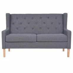 VidaXL Ensemble de canapés 3 pcs Tissu Gris 11 VidaXL Ensemble de canapés 3 pcs Tissu Gris -Canapés Soldes 2022 image 6 274935