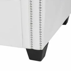 VidaXL Canapé Chesterfield en forme de L Cuir synthétique Blanc 11 VidaXL Canapé Chesterfield en forme de L Cuir synthétique Blanc -Canapés Soldes 2022 image 6 275225