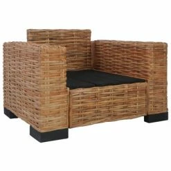 VidaXL Ensemble de canapés 2 pcs avec coussins Rotin naturel -Canapés Soldes 2022 image 6 278625
