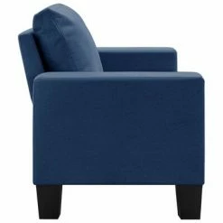 VidaXL Canapé à 2 places Bleu Tissu 11 VidaXL Canapé à 2 places Bleu Tissu -Canapés Soldes 2022 image 6 287114